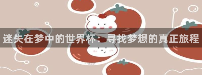 世界杯比赛赛程：迷失在梦中的世界杯：寻找梦想的真正旅程